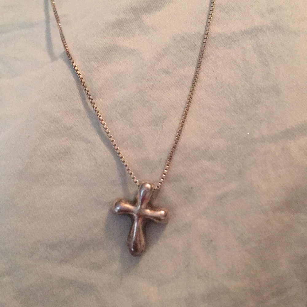 Cross necklace.